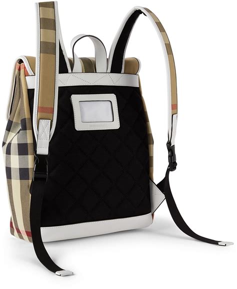 burberry medium check backpack|Burberry dewey check backpack.